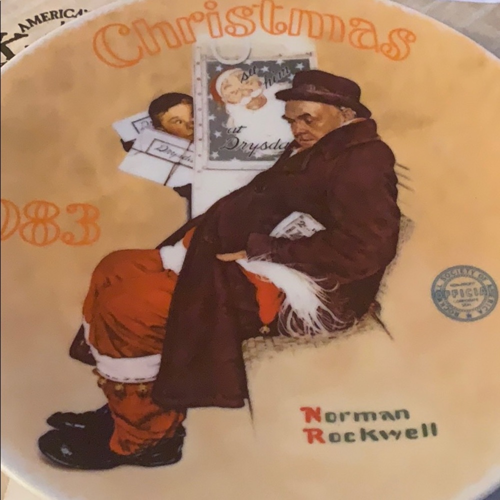 Norman Rockwell collectible plate